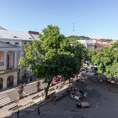 Квартира Віп В Центрі На Вулиці Проспект Свободи 22 Біля Оперного Театру Біля Вернісажу Λβιβ Εξωτερικό φωτογραφία